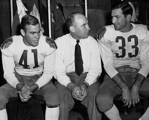 Dick Todd, Ray Flaherty, Sammy Baugh